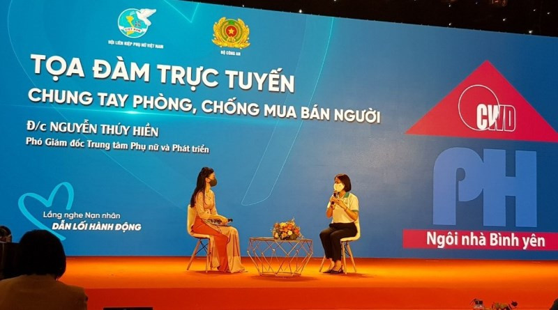 Đại biểu tham gia đối thoại về công tác phòng, chống mua bán người. Chung tay đẩy lùi tội phạm mua bán người -0