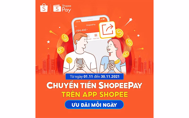 ShopeePay tung nhiều ưu đãi hấp dẫn trong tháng “Không dùng tiền mặt”