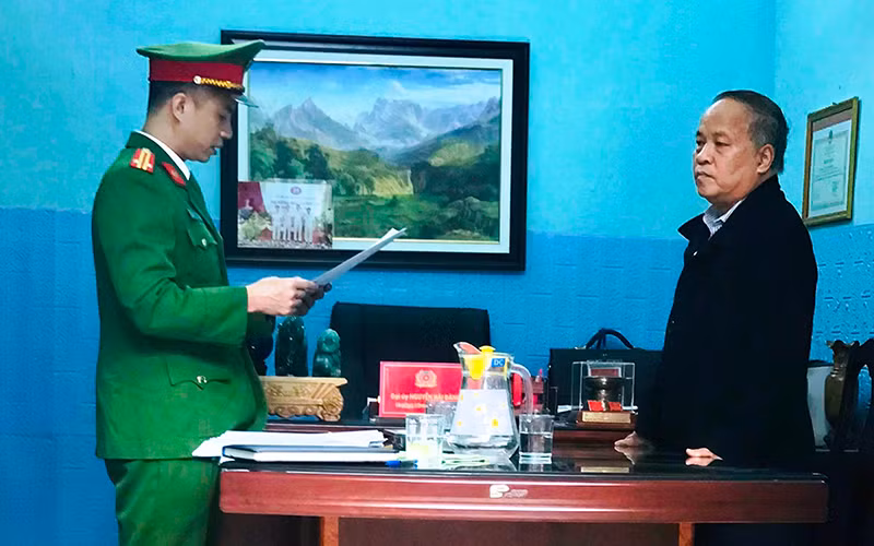 Cơ quan chức năng công bố quyết định khởi tố bị can Lưu Vũ Lâm.