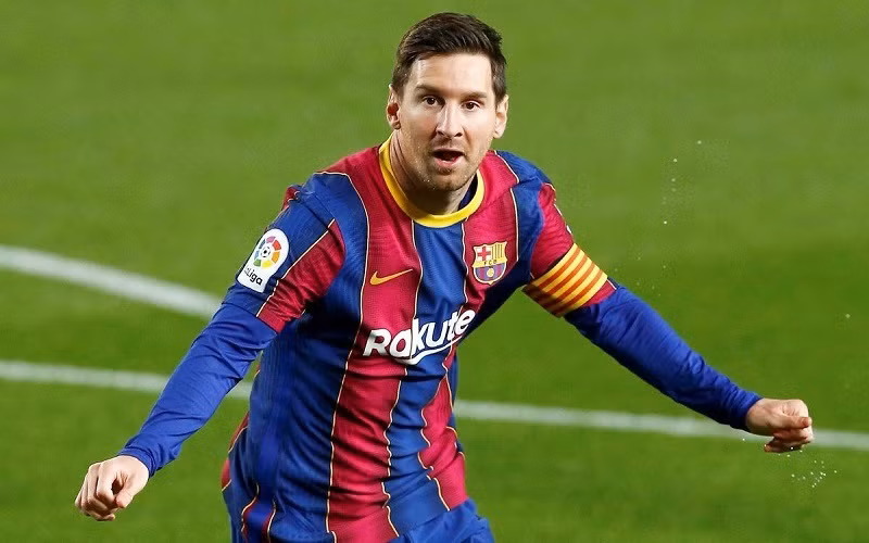 Messi tỏa sáng rực rỡ, giúp Barca tiếp tục có một trận thắng đậm. (Ảnh: La Liga)