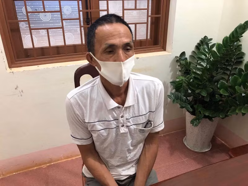 Đối tượng truy nã đặc biệt Phạm Đình Lan tại Cơ quan Cảnh sát điều tra Công an tỉnh Đắk Nông.