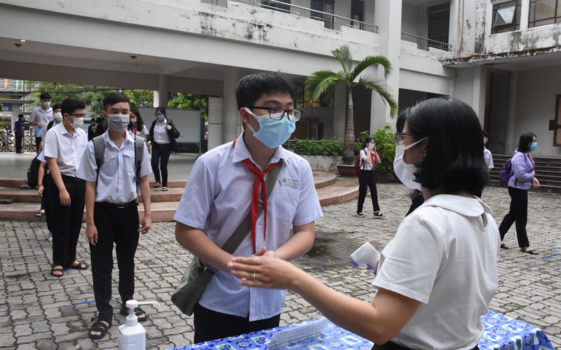 Học sinh lớp 9 huyện Ba Vì được đi học trực tiếp từ ngày 8/11. (Ảnh minh họa)
