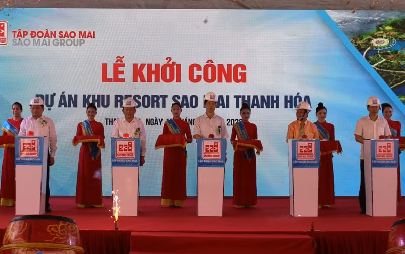 Khởi công dự án resort Sao Mai Thanh Hóa.