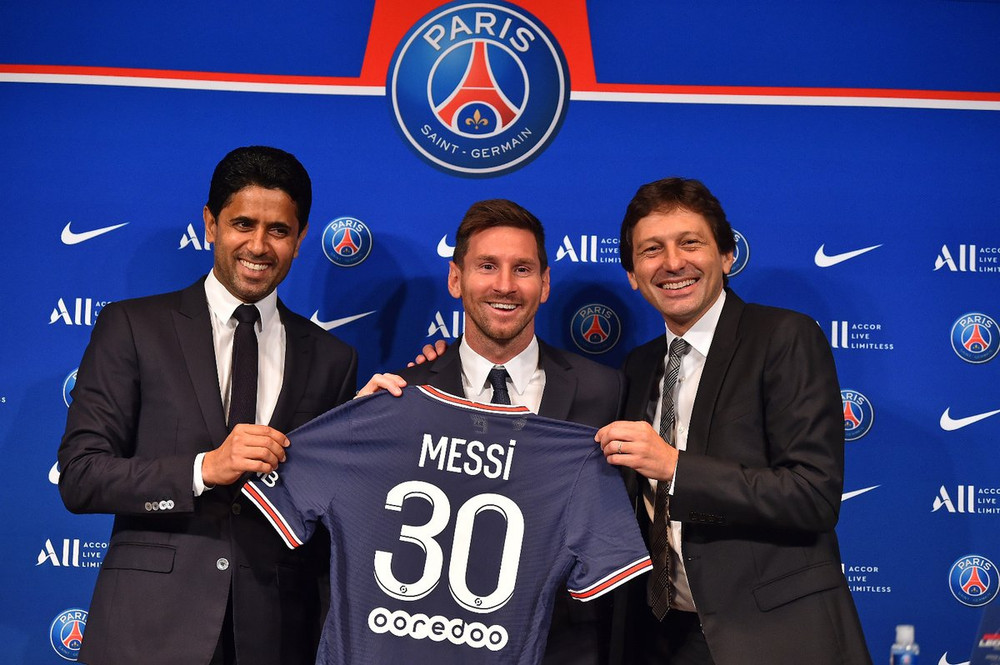 Messi sẽ mang áo số 30 tại PSG, số áo mà anh từng mặc khi lần đầu được góp mặt ở đội hình chính của Barcelona vào năm 2006. (Ảnh: PSG) Messi đặt mục tiêu vô địch Champions League cùng PSG -0