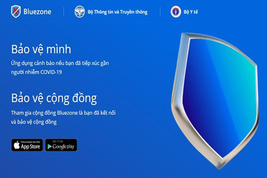 Ứng dụng Bluezone giúp truy vết các F1, F2 có tiếp xúc với ca mắc Covid-19. Toàn dân cài ứng dụng Bluezone để phòng, chống dịch Covid-19 -0