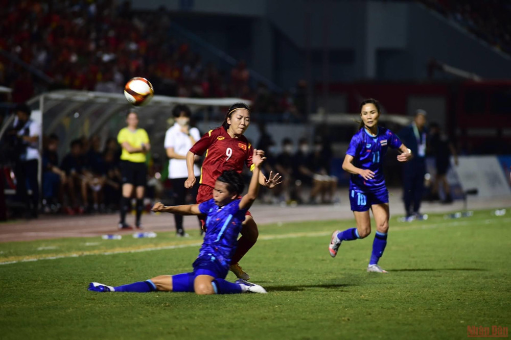 (Ảnh: Trần Hải) Những khoảnh khắc ấn tượng trận chung kết bóng đá nữ SEA Games 31 Việt Nam-Thái Lan -0