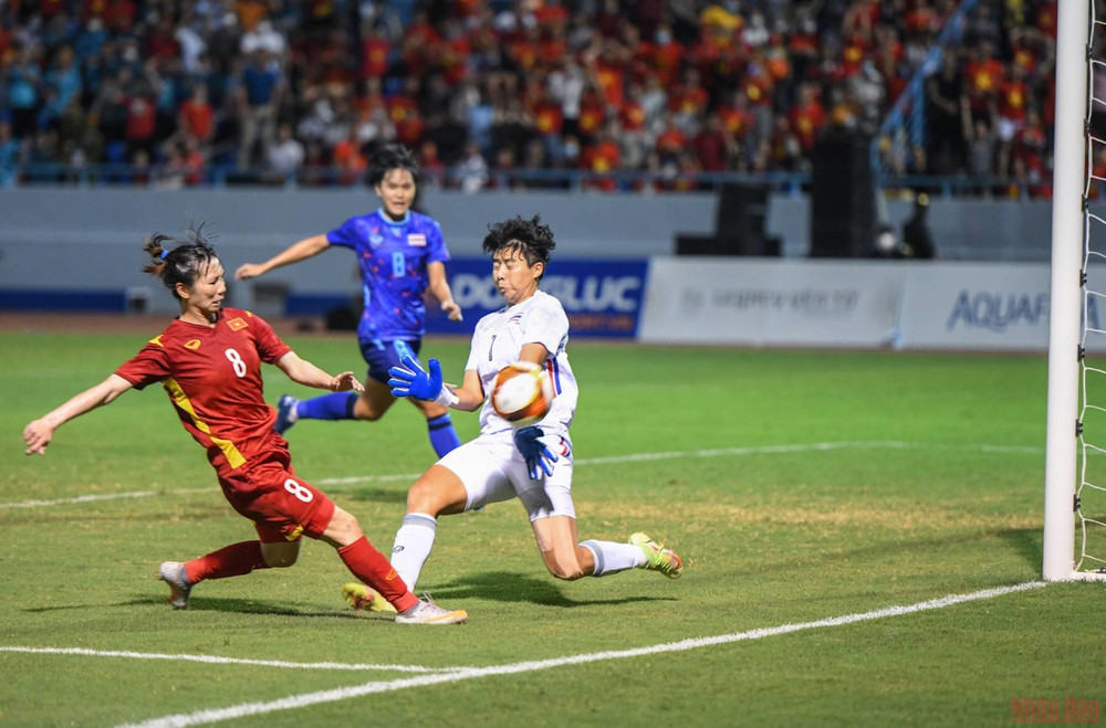 (Ảnh: Thành Đạt) Những khoảnh khắc ấn tượng trận chung kết bóng đá nữ SEA Games 31 Việt Nam-Thái Lan -0