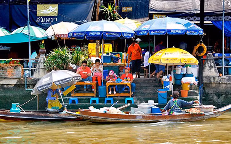 Khu chợ nổi Amphawa của Thái Lan trong đại dịch Covid-19 -0