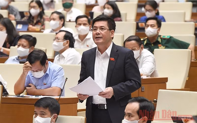 Bộ trưởng Công thương Nguyễn Hồng Diên. Ảnh: Duy Linh