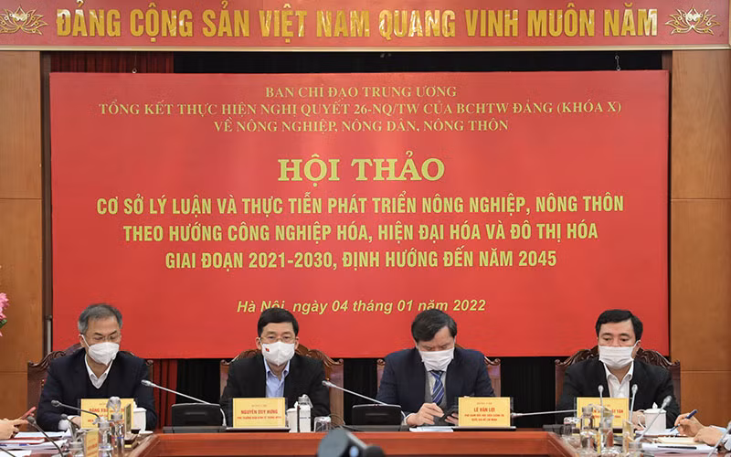 Phát triển nông nghiệp, nông thôn theo hướng công nghiệp hóa, hiện đại hóa và đô thị hóa