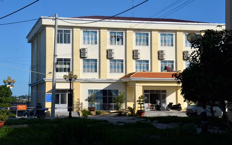 Ký túc xá Trung tâm Dạy nghề và Hỗ trợ nông dân của Hội Nông dân tỉnh Bình Thuận được bố trí làm khu cách ly tập trung tại TP Phan Thiết.