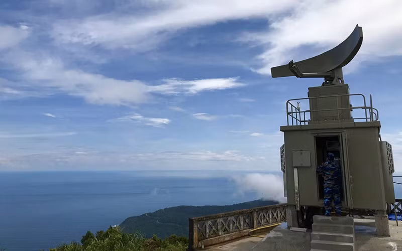 Radar cảnh giới biển do VHT sản xuất. Để đạt được thành công, VHT sử dụng tối đa nguồn lực với mục tiêu chinh phục mọi vũ khí khí tài quân sự, phục vụ an ninh quốc phòng của quốc gia. (Ảnh: VHT)