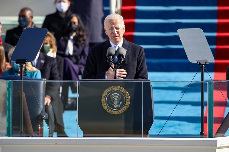 Tổng thống Joe Biden thừa nhận những thời điểm chia rẽ trong lịch sử nước Mỹ, song ông khẳng định tinh thần đoàn kết luôn chiến thắng. (Ảnh: CNN) Ảnh -0