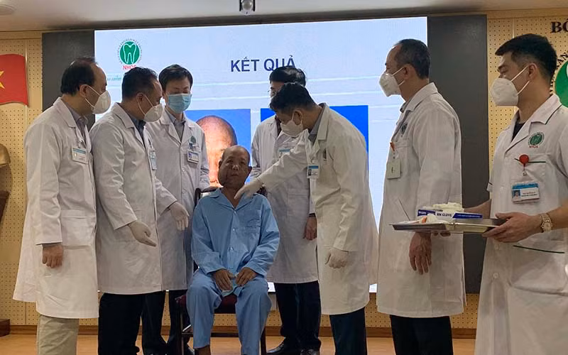 Bệnh nhân Thào A Tu đã có diện mạo mới sau khi loại bỏ khối u kỳ dị.