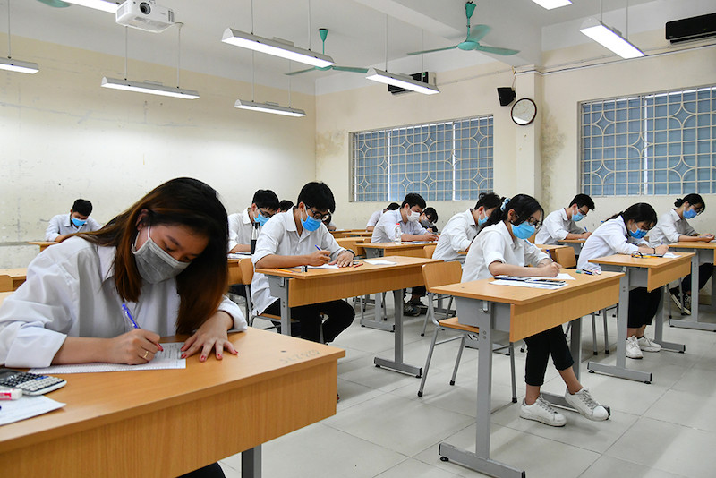 Thí sinh tại Kỳ thi tốt nghiệp THPT 2020. (Ảnh: THỦY NGUYÊN) Thanh tra của Bộ GD-ĐT cắm chốt tại các điểm chấm thi địa phương -0
