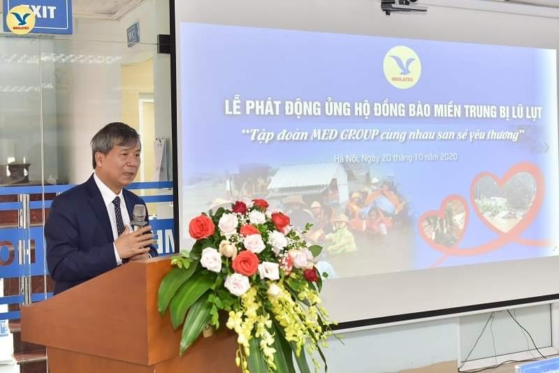GS Nguyễn Anh Trí kêu gọi cán bộ Tập đoàn san sẻ yêu thương với đồng bào lũ lụt. Nhiều doanh nghiệp hỗ trợ đồng bào miền trung vượt qua lũ lụt lịch sử -0