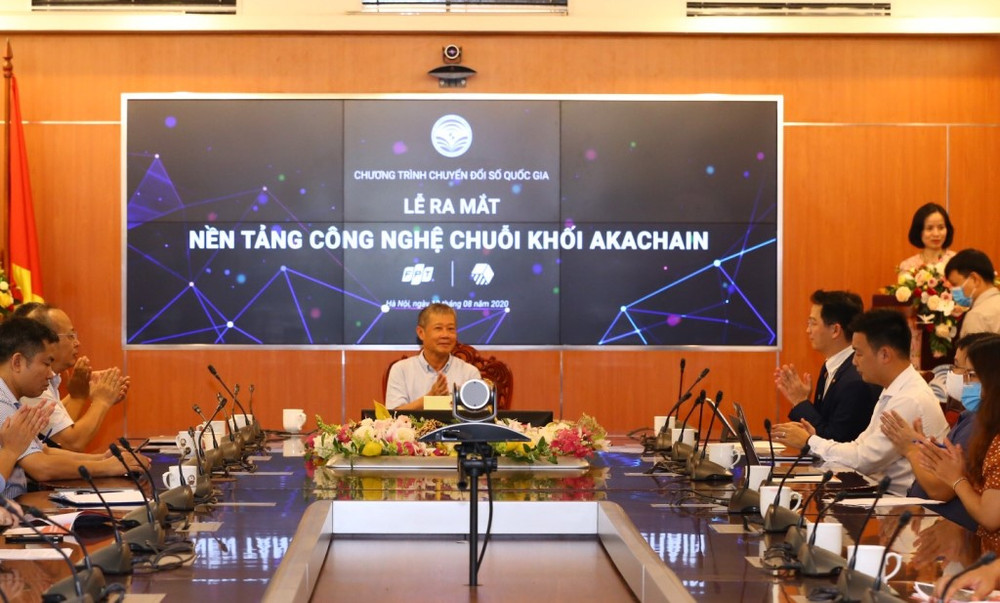 Buổi lễ ra mắt nền tảng công nghệ chuỗi khối akaChain.l