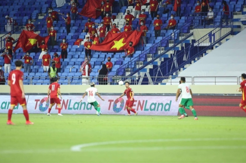 Đội tuyển Việt Nam lần đầu tiên giành vé vào vòng loại cuối cùng World Cup 2022. (Ảnh: 24h.com.vn) Tập đoàn Hưng Thịnh thưởng hai tỷ đồng cho Đội tuyển Việt Nam vì thành tích xuất sắc tại vòng loại World Cup 2022 -0