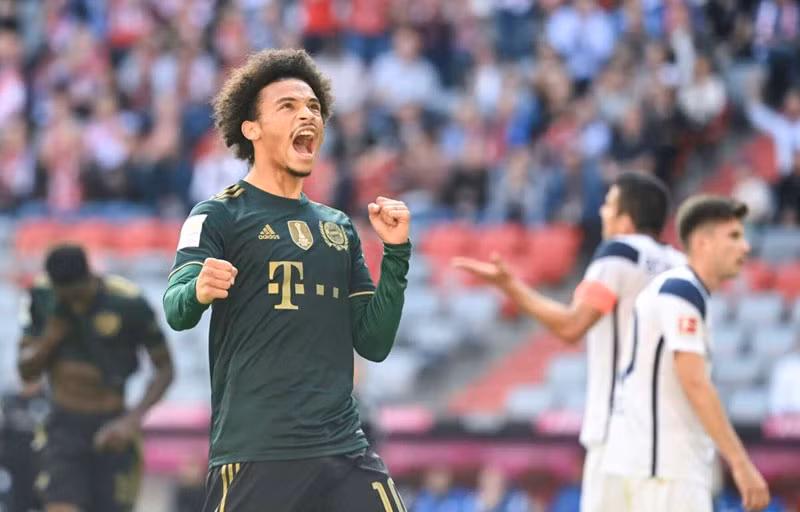 Sane góp công giúp Bayern thắng đậm. (Nguồn: Getty Images)