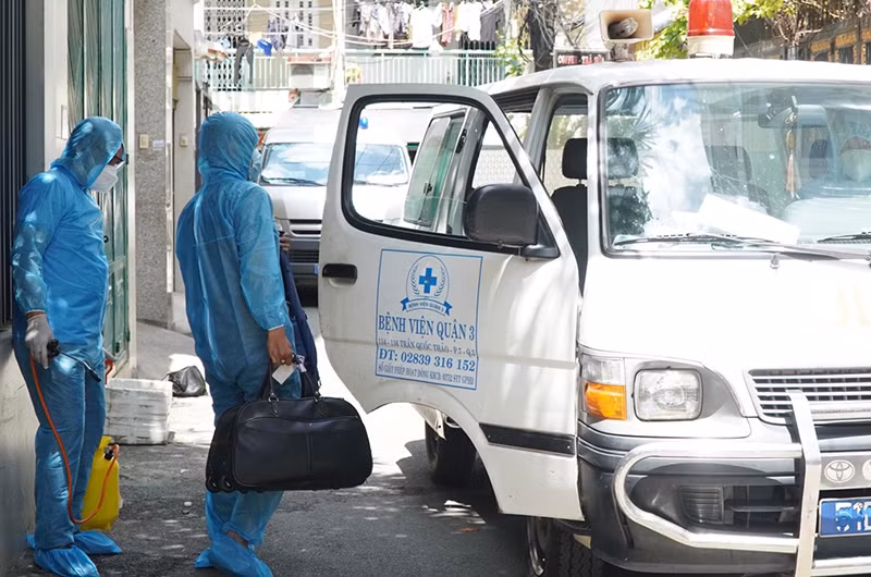 Một ca F2 trong chuỗi lây nhiễm ở TP Hồ Chí Minh dương tính với SARS-CoV-2