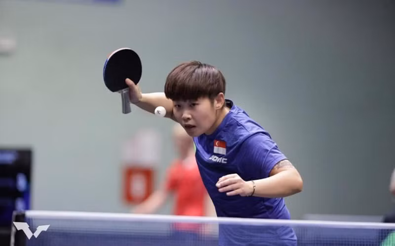Chấn thương lưng khiến Lin Ye lỡ cơ hội bảo vệ tấm huy chương vàng SEA Games ở nội dung đơn nữ. (Ảnh: WTT)