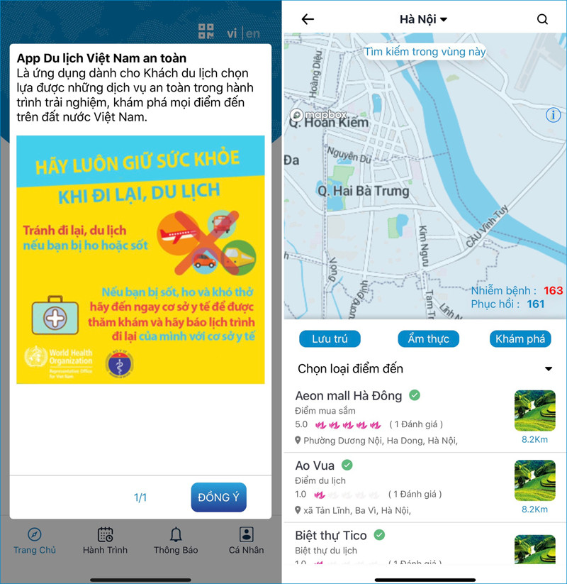 Tải App “Du lịch Việt Nam an toàn” để yên tâm du lịch ảnh 2 Yên tâm trải nghiệm, đừng quên ứng dụng “Du lịch Việt Nam an toàn” -0