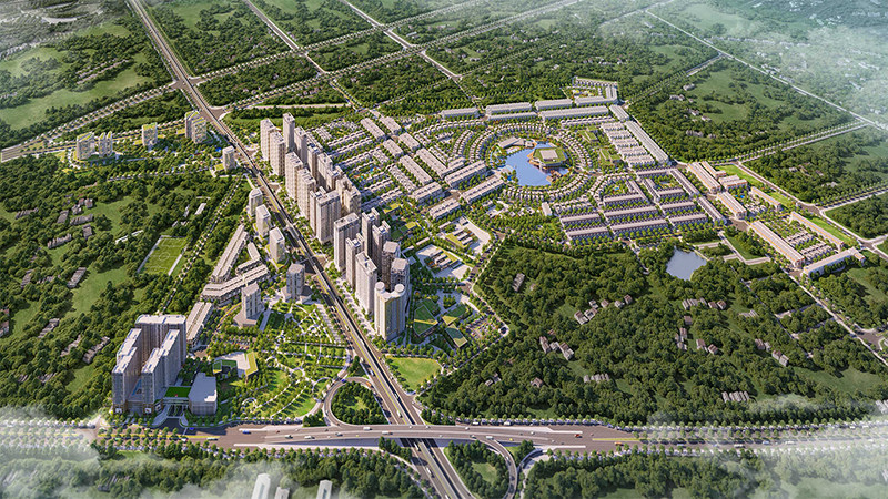 Tổng thể dự án Hinode Royal Park. Cơ hội “vàng” để sở hữu Shophouse Hinode Royal Park tại vị trí chiến lược của Hoài Đức -0