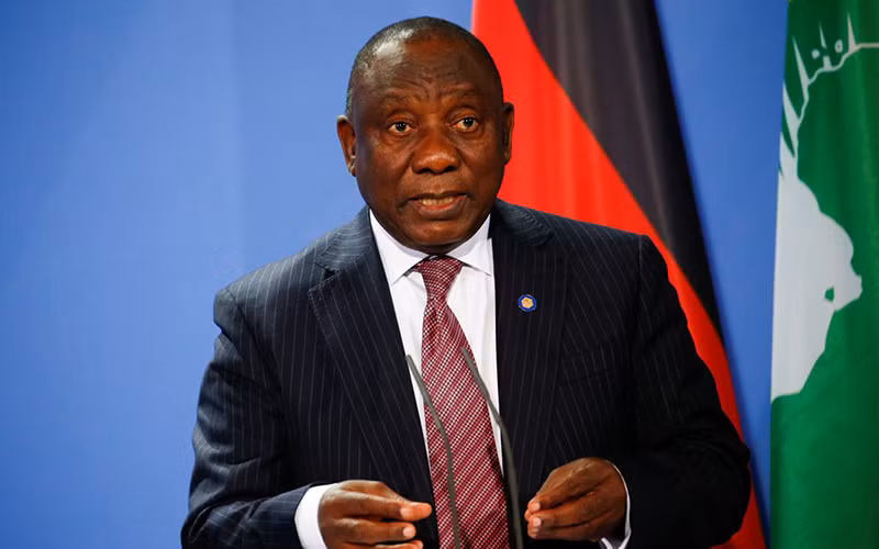 Tổng thống Nam Phi Cyril Ramaphosa. (Ảnh: Reuters)