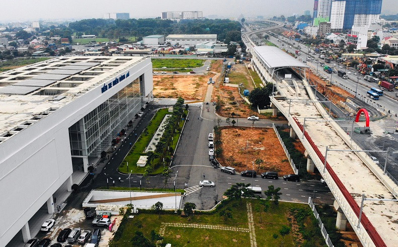 Toàn cảnh BXMĐ mới.