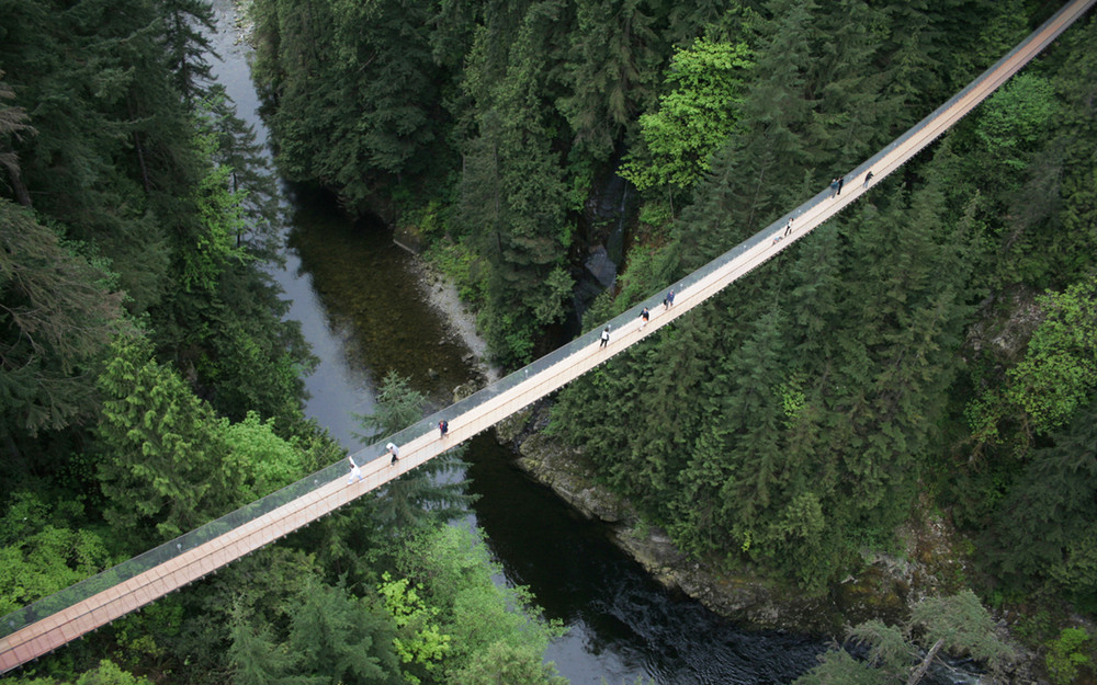 Cầu treo Capilano, Canada (Ảnh: tourismvancouver.com) 10 cây cầu không dành cho những người yếu tim -0