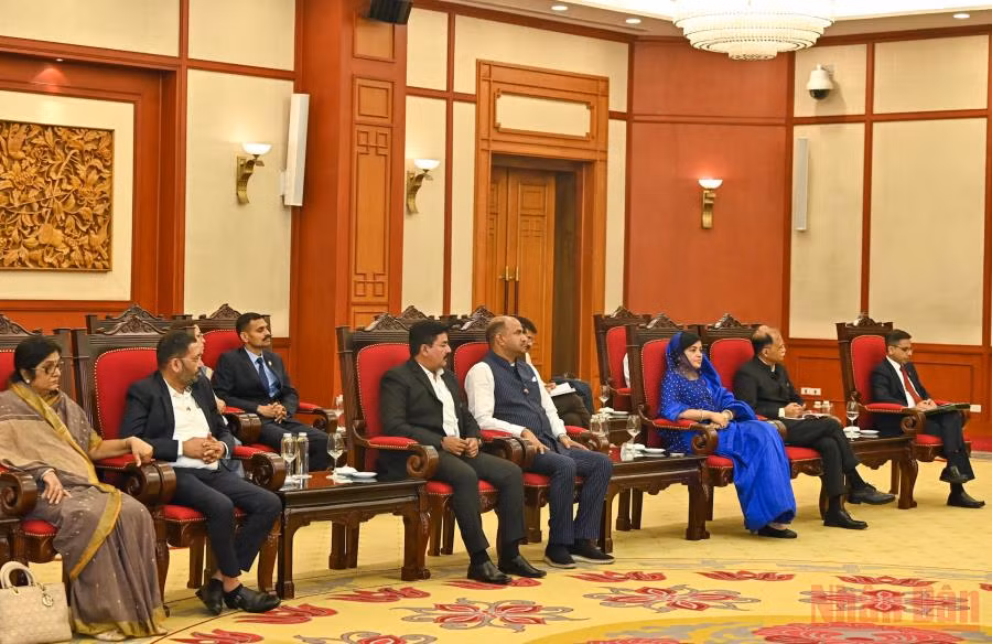 Tổng Bí thư Nguyễn Phú Trọng tiếp Chủ tịch Hạ viện Cộng hoà Ấn Độ Om Birla -0