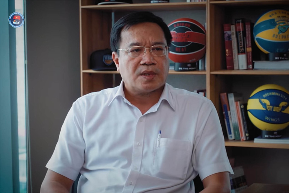 PGS - TS Đặng Hà Việt-Phó Chủ tịch kiêm Tổng Thư ký Liên đoàn Bóng rổ Việt Nam. (Ảnh: VBF). Hướng tới năm 2022 với mục tiêu đổi màu huy chương tại SEA Games 31 -0