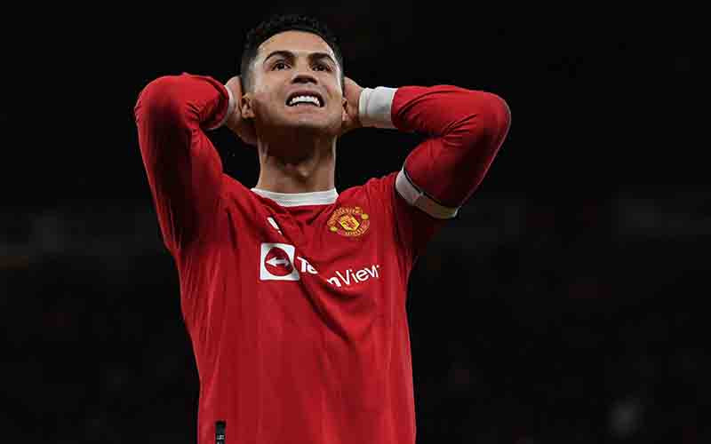 Trở lại MU, Ronaldo đã rất thất vọng vì tiêu chuẩn thấp của đội bóng. (Ảnh: Getty Images)
