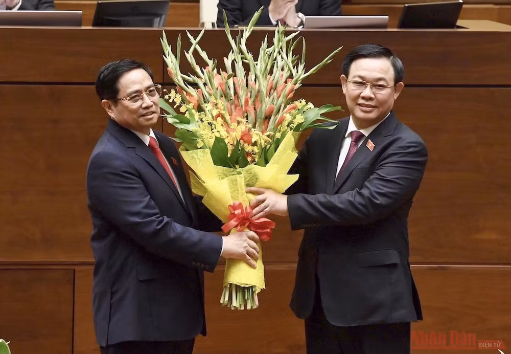 Đồng chí Phạm Minh Chính tuyên thệ nhậm chức Thủ tướng Chính phủ -0