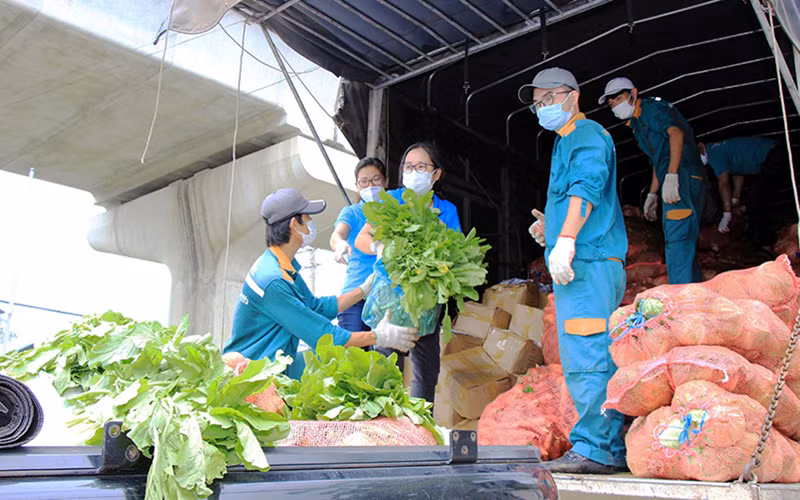 Kết nối cung cầu nông sản hỗ trợ các tỉnh phía nam