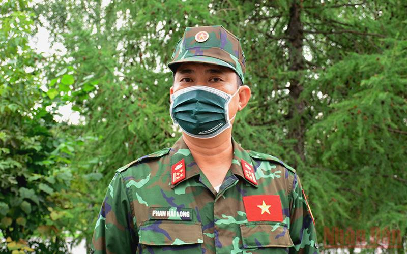 Đại tá Phan Hải Long, Phó tham mưu trưởng Binh chủng Tăng Thiết giáp, Đội trưởng đội tuyển Xe tăng Quân đội nhân dân Việt Nam tham gia Army Games 2021. Những thuận lợi và khó khăn của đội tuyển Xe tăng Việt Nam tại vòng loại -0
