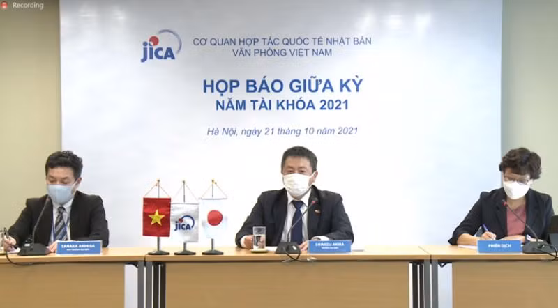 Buổi họp báo dưới hình thức trực tuyến.