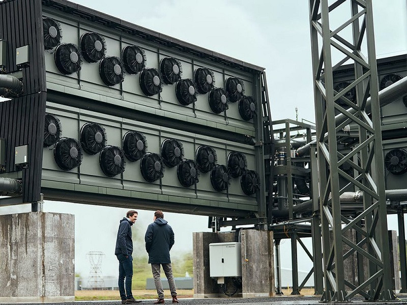 Nhà máy Orca có công suất xử lý lên đến 4.000 tấn CO2 mỗi năm. (Ảnh: Climeworks) Triển vọng từ các công trình đổi mới sáng tạo vì khí hậu năm 2021 -0