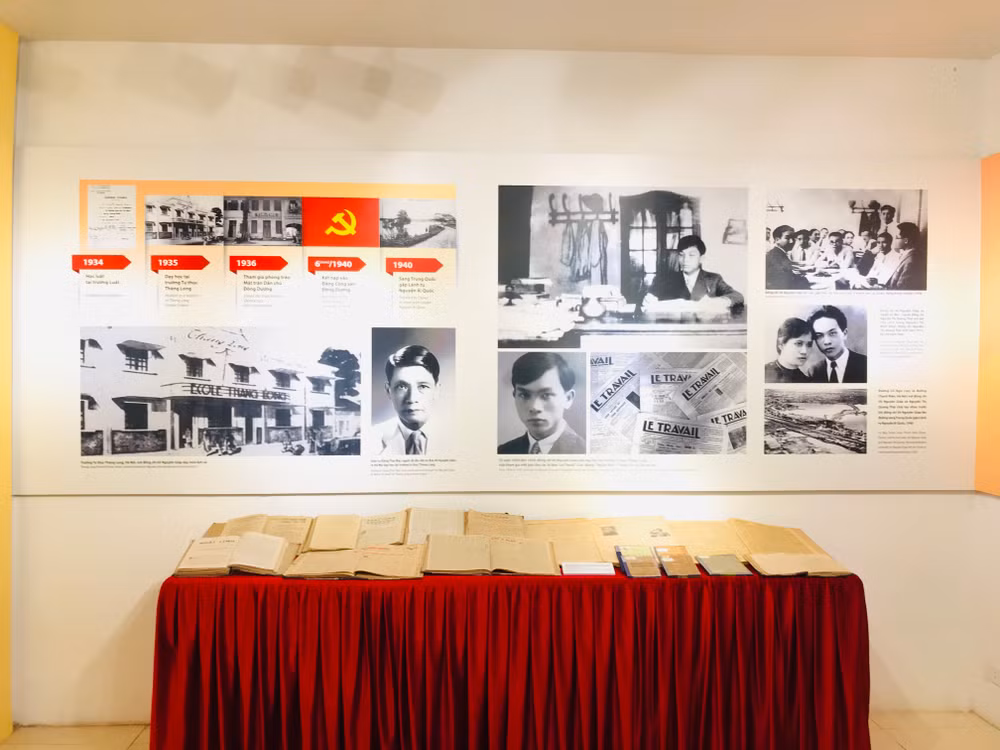 Không gian trưng bày của triển lãm.