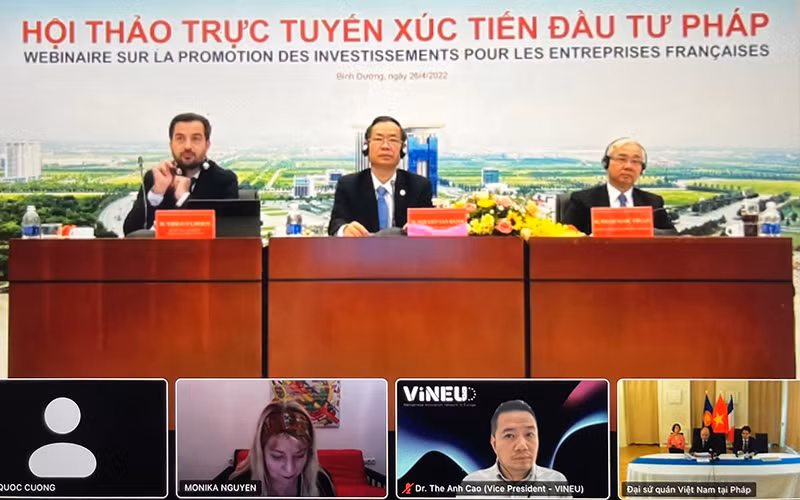 Phó Chủ tịch UBND tỉnh Bình Dương Nguyễn Văn Dành khẳng định Bình Dương có nhiều tiềm năng và cơ hội đầu tư cho các doanh nghiệp Pháp.