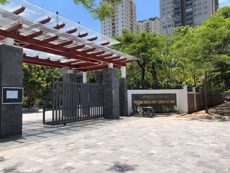 Trường THCS, THPT Lương Thế Vinh (Hà Nội) (Ảnh minh họa: THÙY LINH)