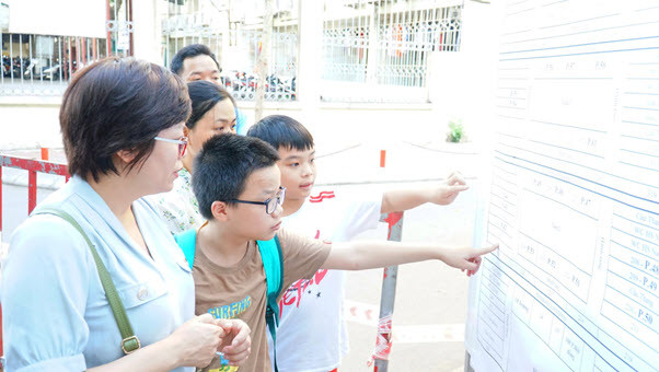 Kỳ kiểm tra đánh giá vào Trường THCS Ngoại ngữ năm 2020 (Ảnh: UMS)