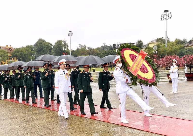 Lãnh đạo Đảng, Nhà nước vào Lăng viếng Chủ tịch Hồ Chí Minh nhân dịp Tết Nguyên đán Tân Sửu -0