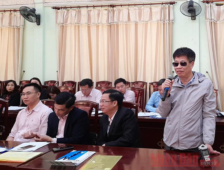 Đại diện Hội người mù Việt Nam chia sẻ về hoạt động vay vốn từ Quỹ Quốc gia về việc làm. Quỹ Quốc gia về việc làm: “Tấm áo chật” so với nhu cầu thực tiễn -0