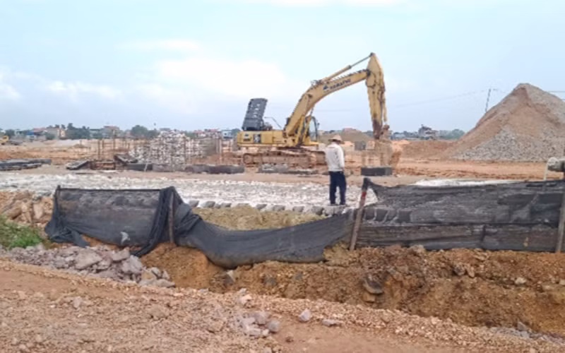 Dự án khu dân cư tổ 14, phường Túc Duyên, thành phố Thái Nguyên được đấu thầu từ đầu năm 2021, gần đây giá vật tư tăng cao làm các nhà thầu khó khăn.