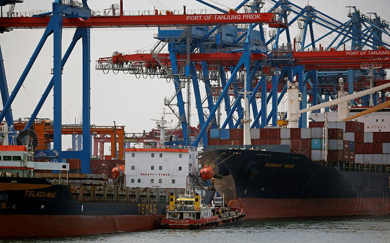 Cảng Tanjung Priok ở Jakarta, Indonesia. (Ảnh: Reuters)
