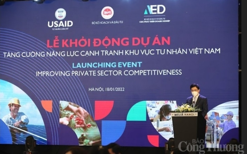 Đại diện Bộ Kế hoạch và Đầu tư phát biểu tại sự kiện. (Ảnh: Báo Công thương)