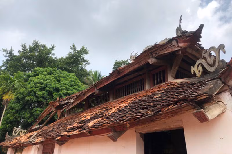 Một góc đình Đại Phúc.