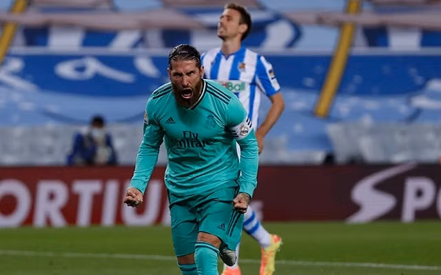 Dù là một trung vệ song Ramos lại sở hữu thành tích ghi bàn đáng nể. (Ảnh: Real Madrid CF)