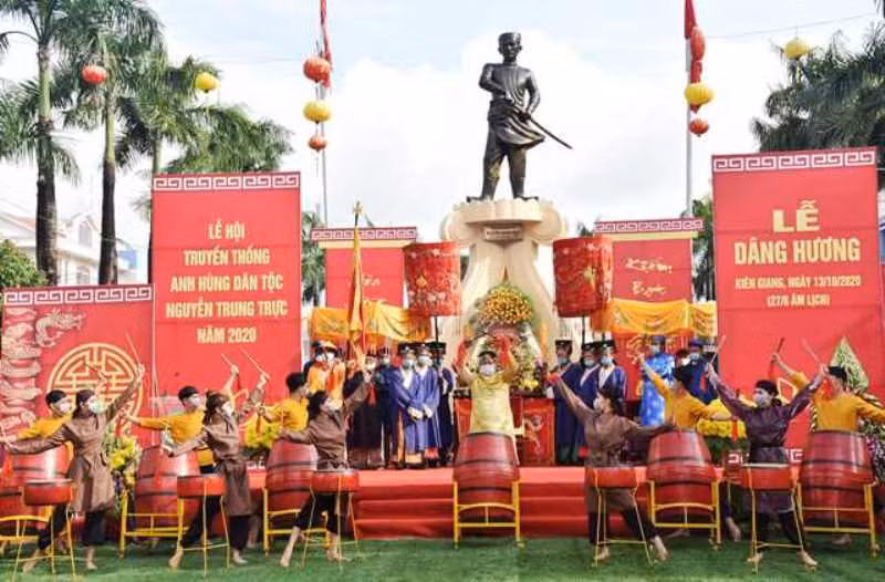 Lễ hội Anh hùng dân tộc Nguyễn Trung Trực ở Kiên Giang -0